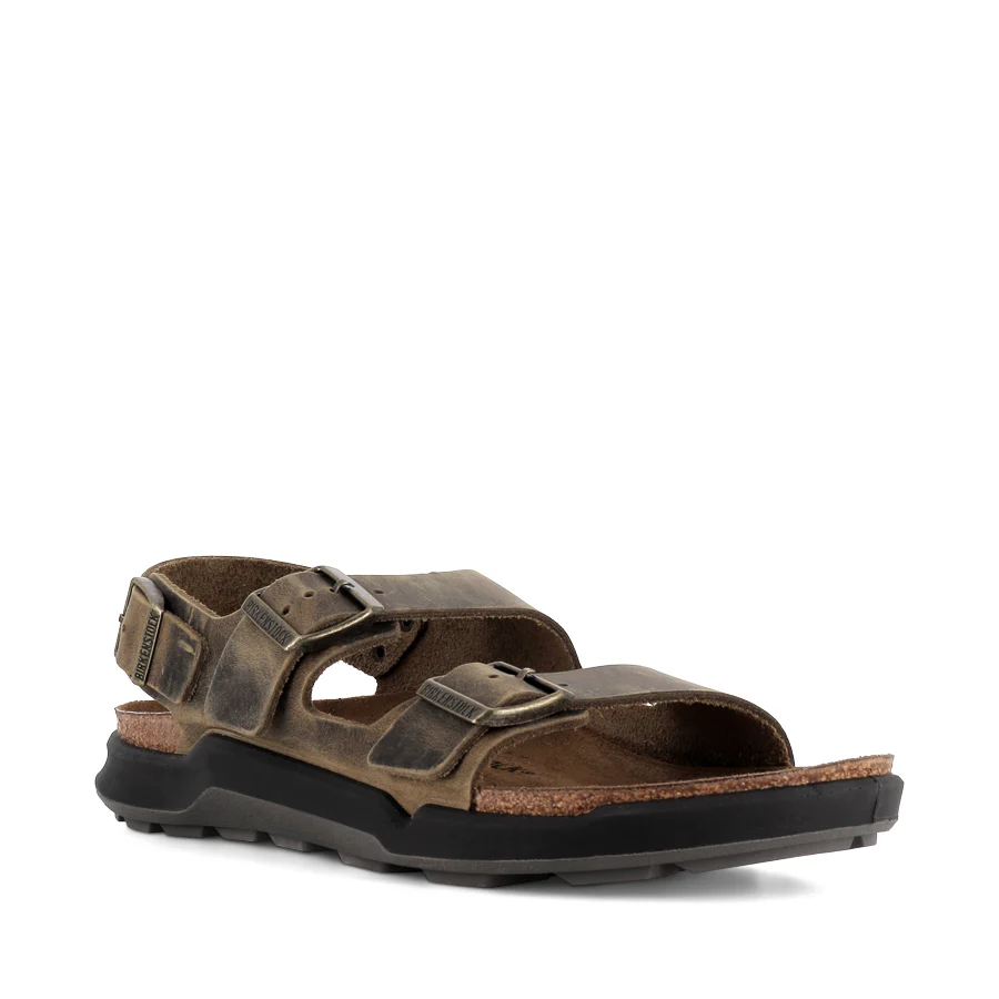 MILANO CROSS TOWN - FADED KHAKI WAXY LEATHER - Image 3