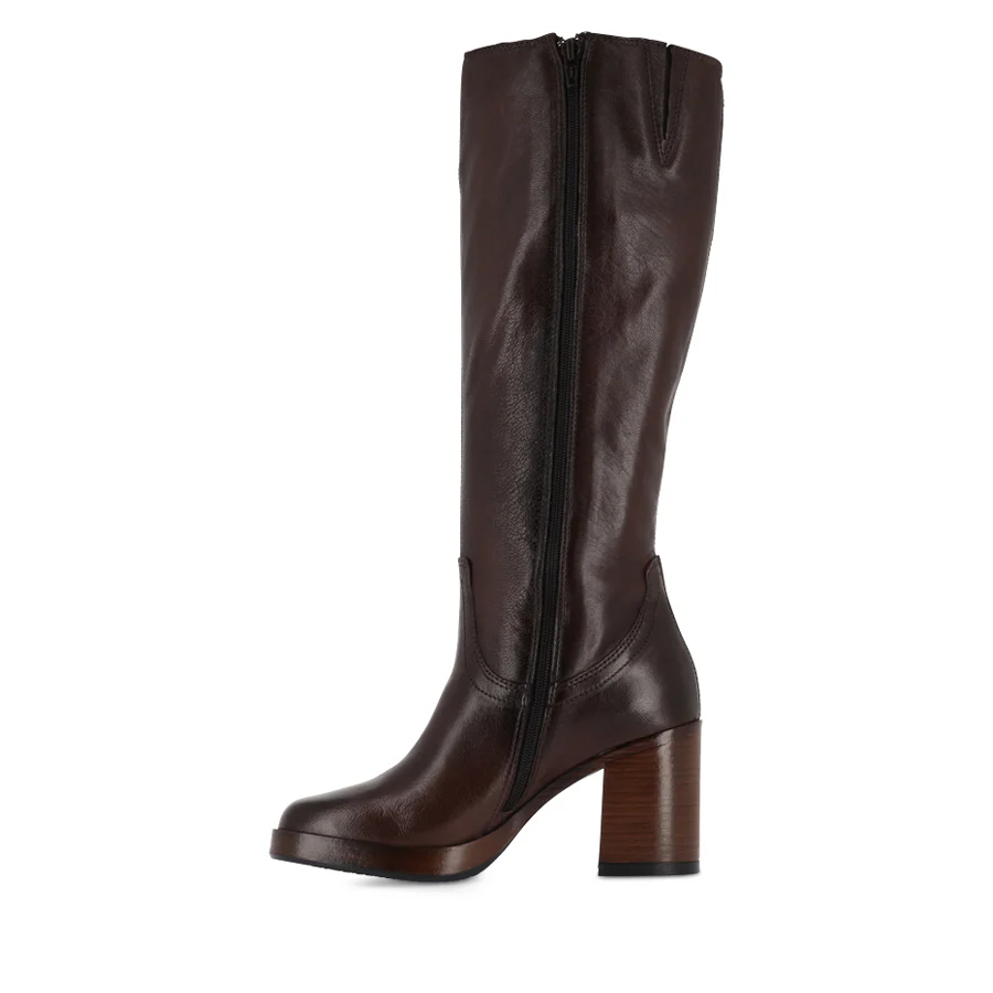 MIRA - CHOCOLATE LEATHER - Image 2