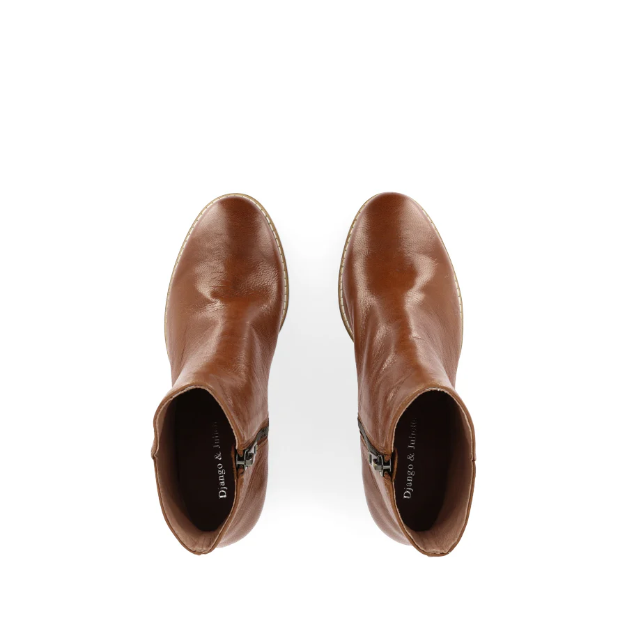 MOCKAS - COGNAC POLISH LEATHER - Image 5