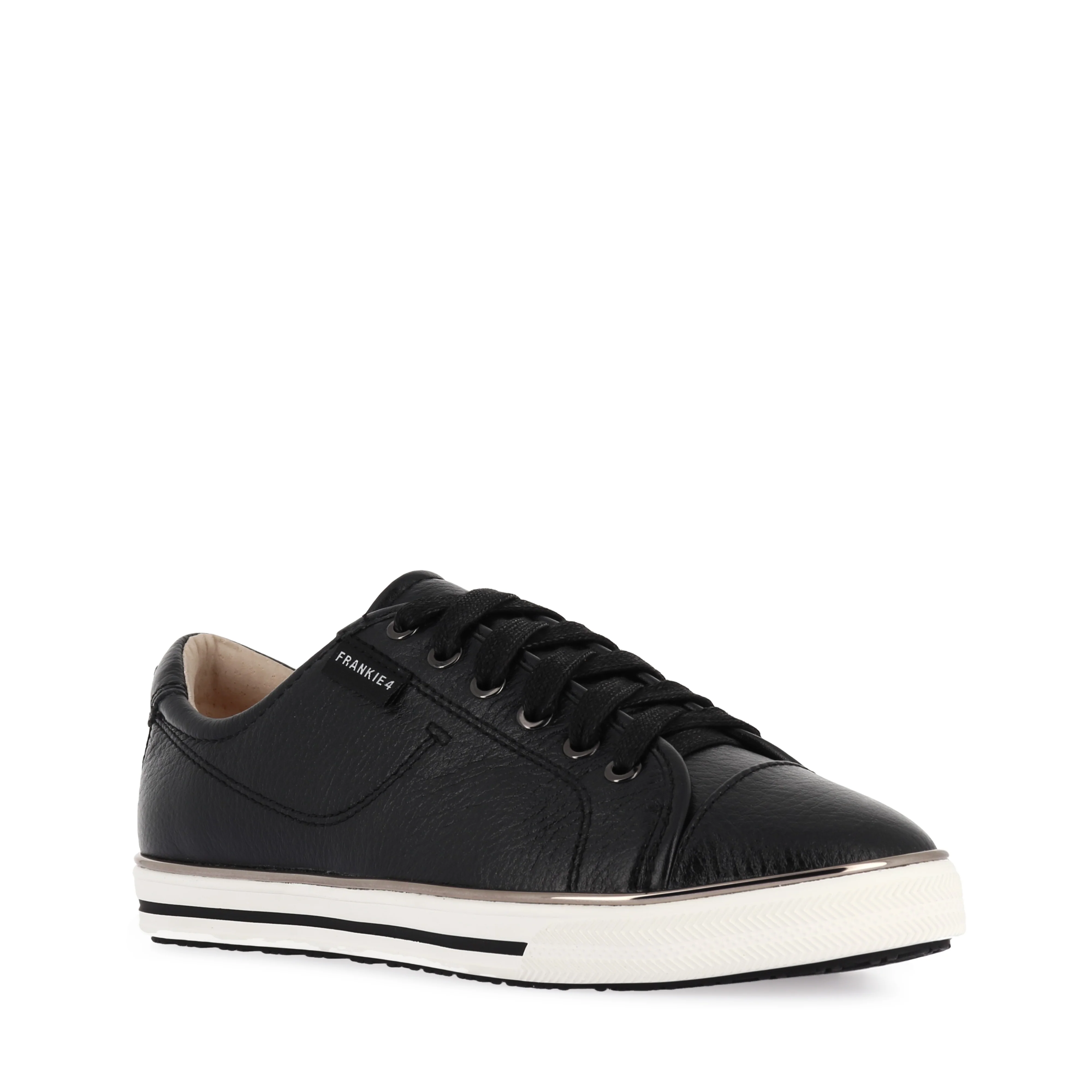 NAT III - BLACK/WHITE LEATHER - Image 3