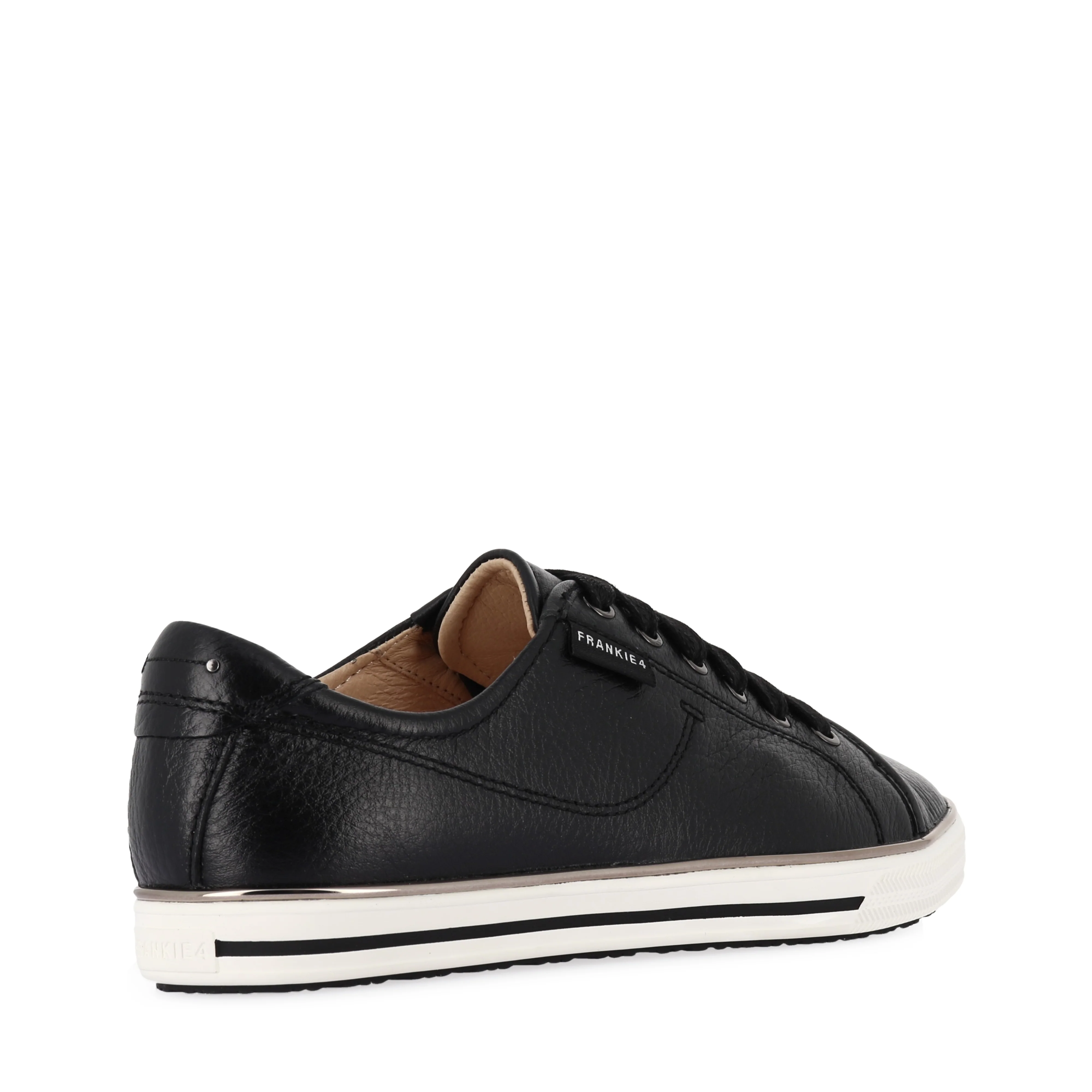 NAT III - BLACK/WHITE LEATHER - Image 4
