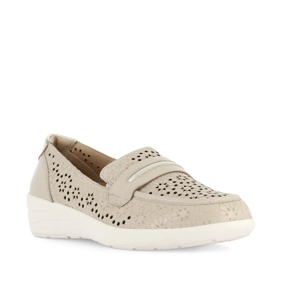 NERRIDA W - ALMOND-PALE GOLD LEATHER - Image 3
