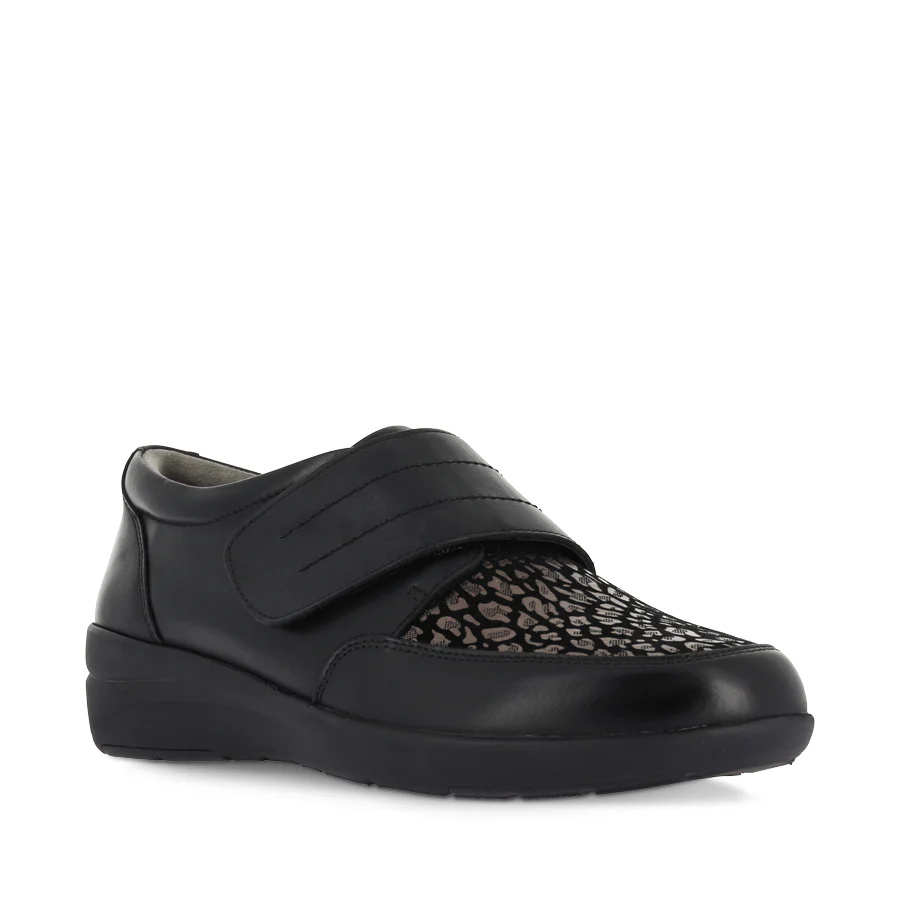 NIDAL W - BLACK/BLACK PEWTER LEOPARD MULTI - Image 3
