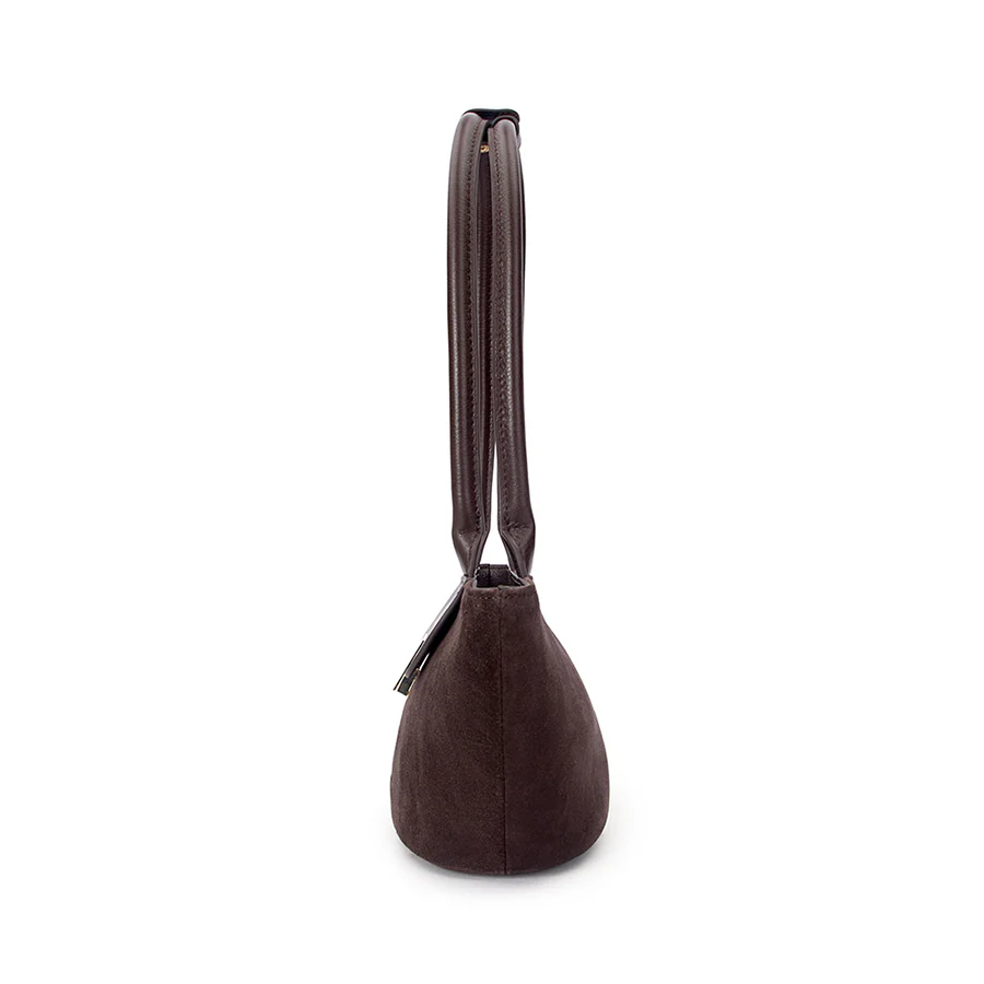 NOVA SHOULDER BAG - CHOCOLATE PEBBLE LEATHER - Image 4