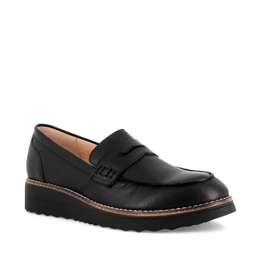 OLEY - BLACK BLACK LEATHER - Image 3