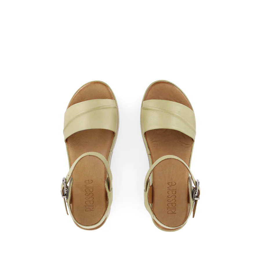 PAIGE - KHAKI LEATHER - Image 5