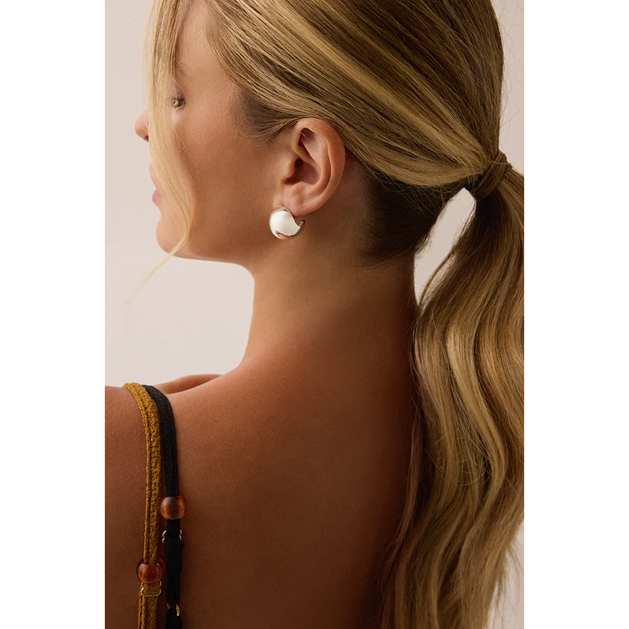 PALLINA STUDS - SILVER - Image 2