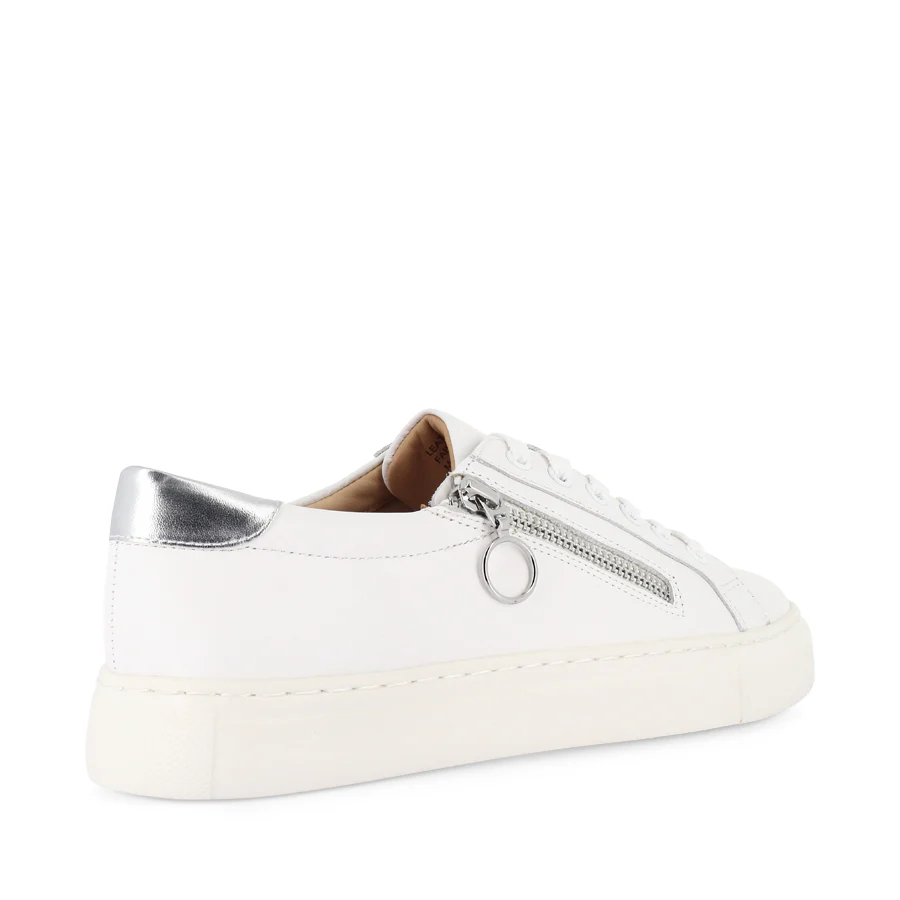 PAMELA XF - WHITE SILVER LEATHER - Image 4