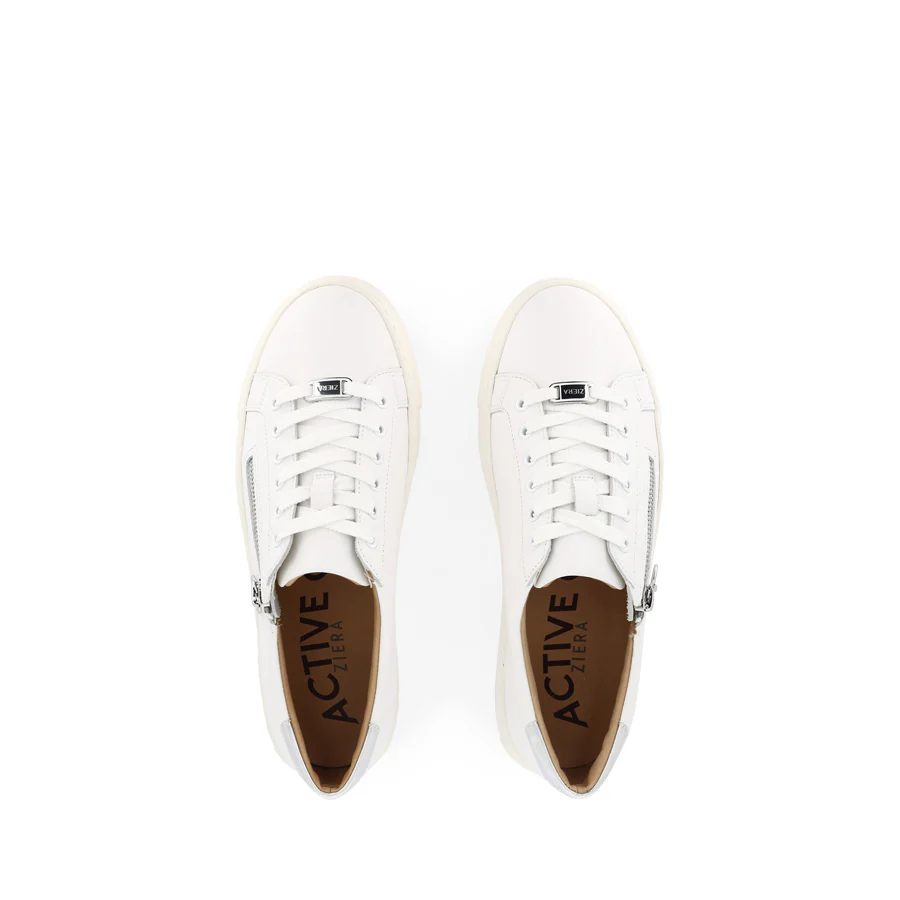 PAMELA XF - WHITE SILVER LEATHER - Image 5