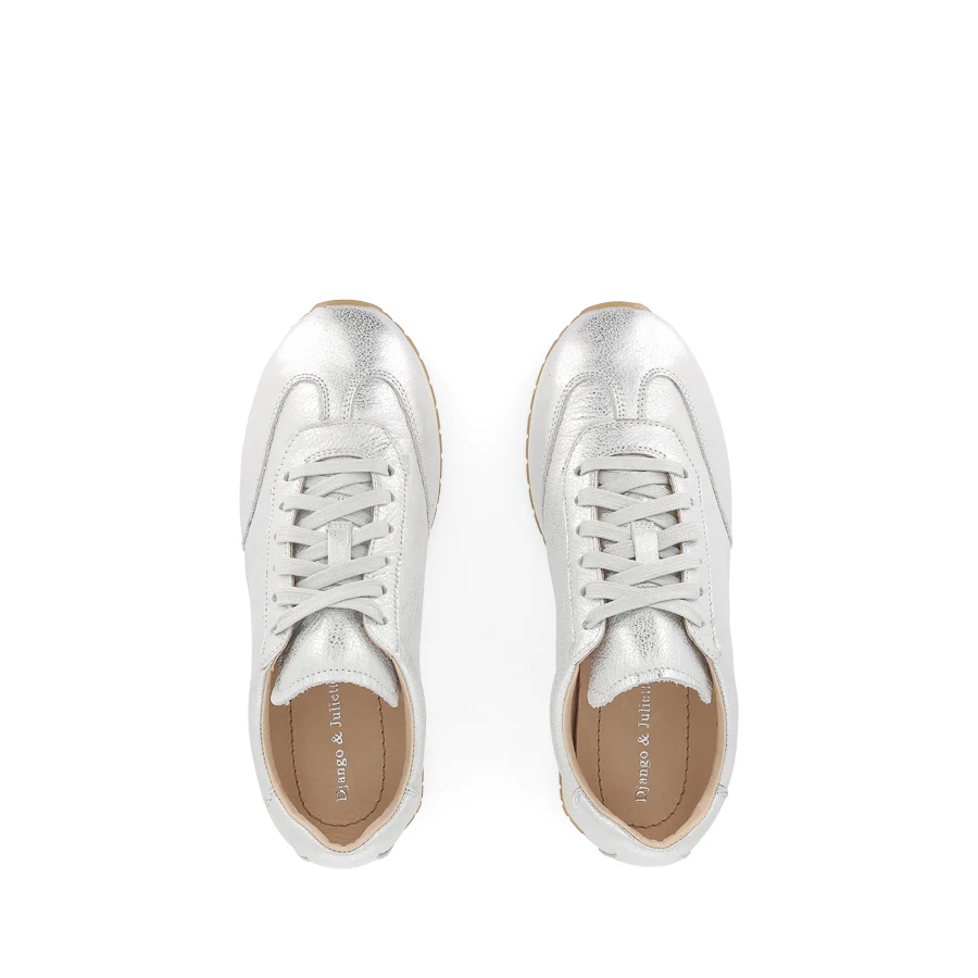 PARISY - WHITE SILVER WASH LEATHER - Image 5