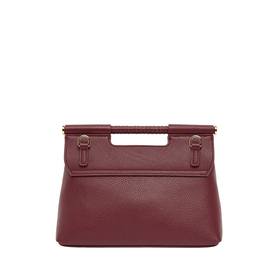 PAYTON HANDBAG - BURGUNDY PEBBLE LEATHER - Image 2