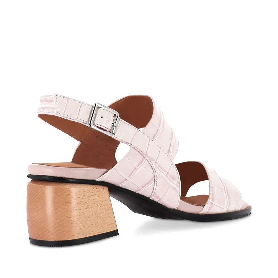 POZZIE - PINK CROC LEATHER - Image 4