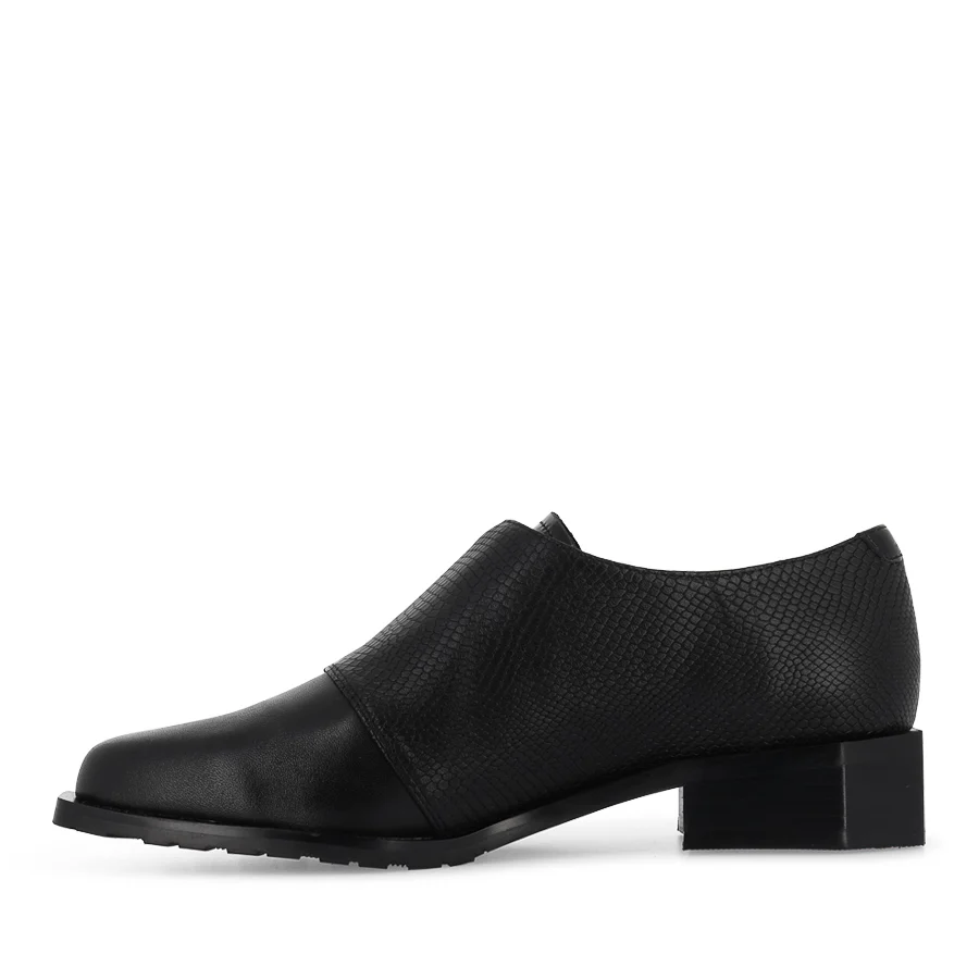 RAYA - BLACK MIX LEATHER - Image 2