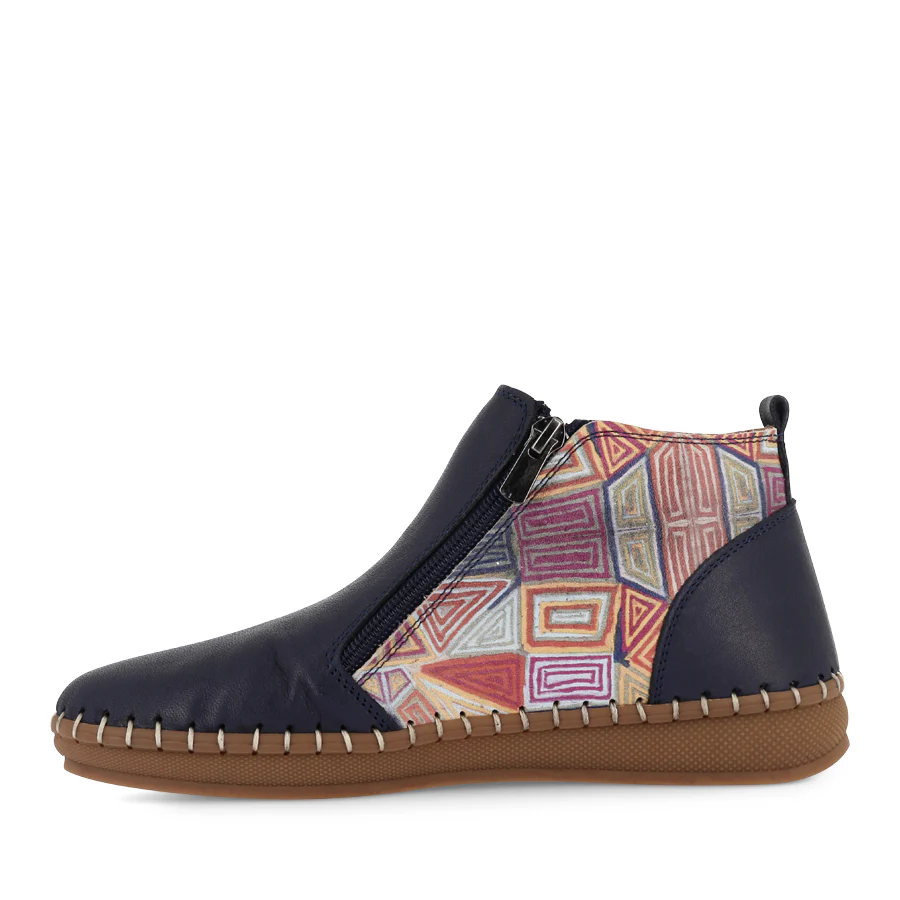 REGAN - DEEP OCEAN MOSAIC LEATHER - Image 2