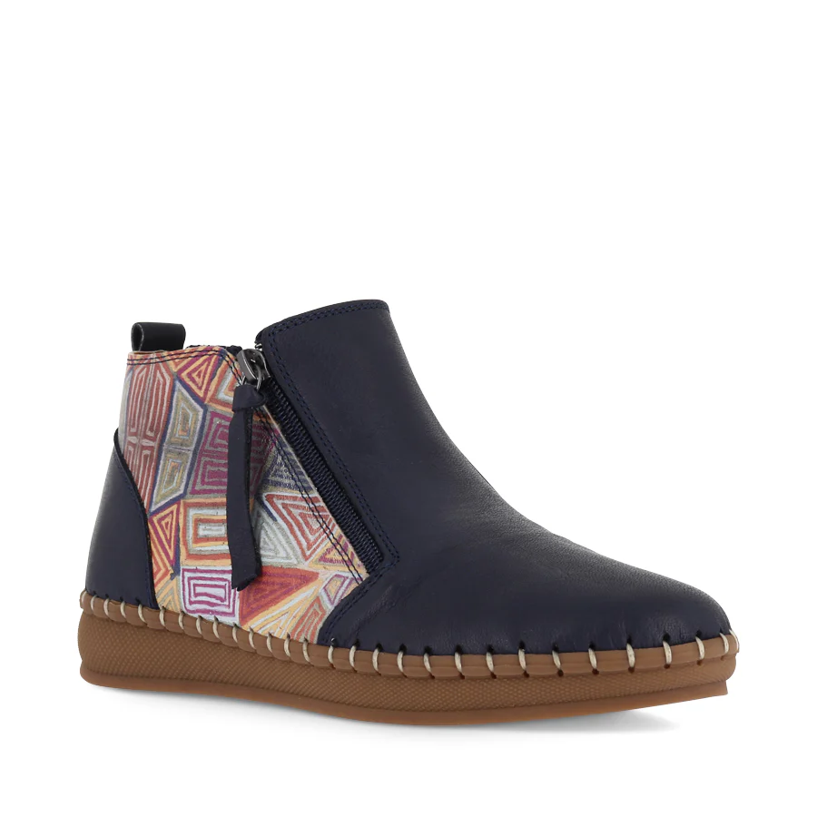 REGAN - DEEP OCEAN MOSAIC LEATHER - Image 3