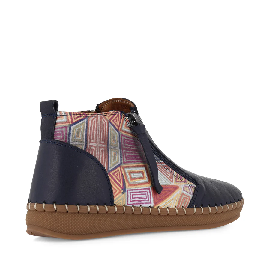 REGAN - DEEP OCEAN MOSAIC LEATHER - Image 4