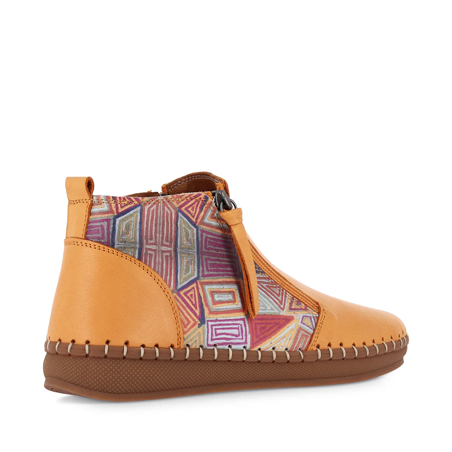 REGAN - ORANGE MOSAIC LEATHER - Image 4