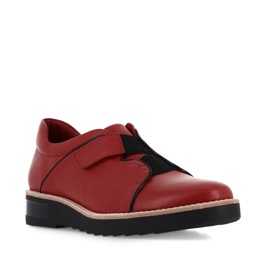 REINYS - DARK RED BLACK LEATHER PATENT - Image 3