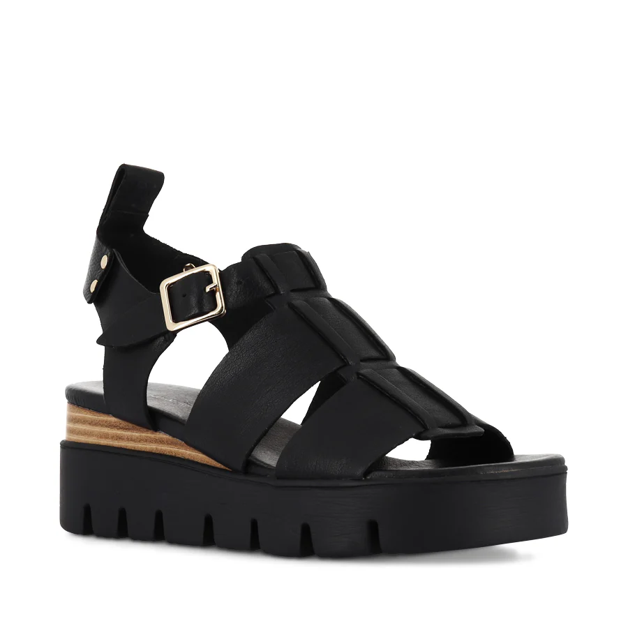 RELIE - BLACK BLACK LEATHER - Image 3