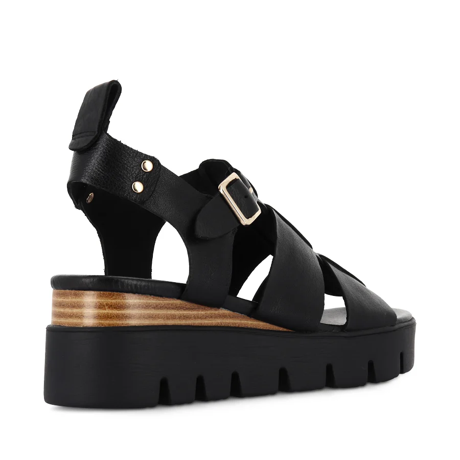 RELIE - BLACK BLACK LEATHER - Image 4