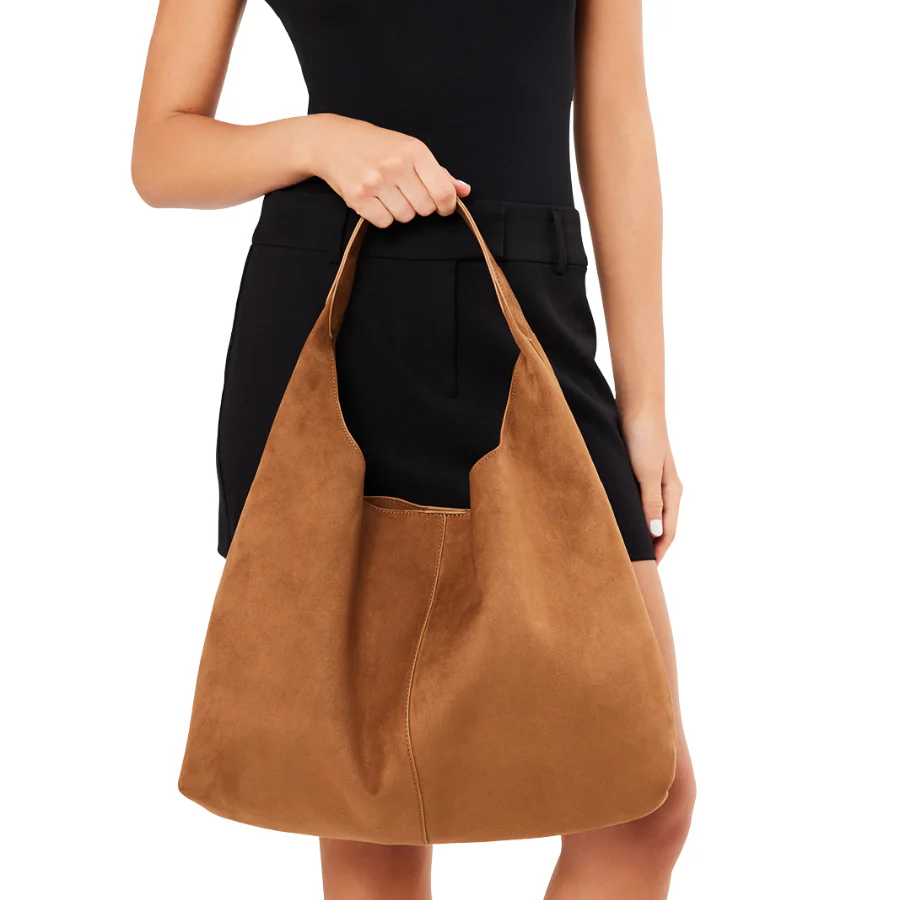 REMI SHOULDER BAG - HAZEL SUEDE - Image 2