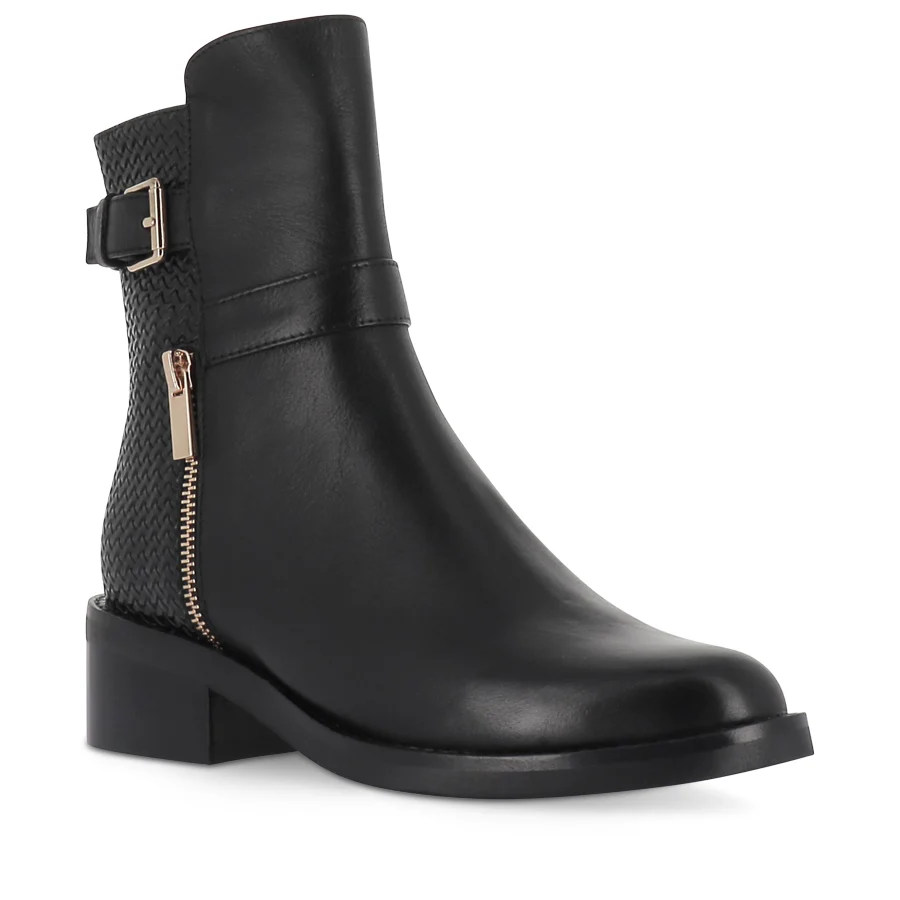 RICOCHET - BLACK BLACK LEATHER - Image 3