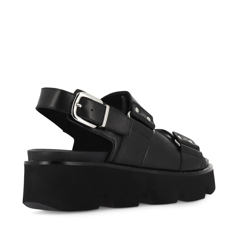 ROMELLA - BLACK LEATHER - Image 4