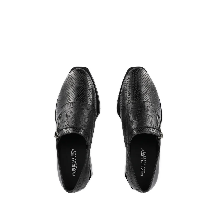 ROMEO - BLACK MIX LEATHER - Image 5