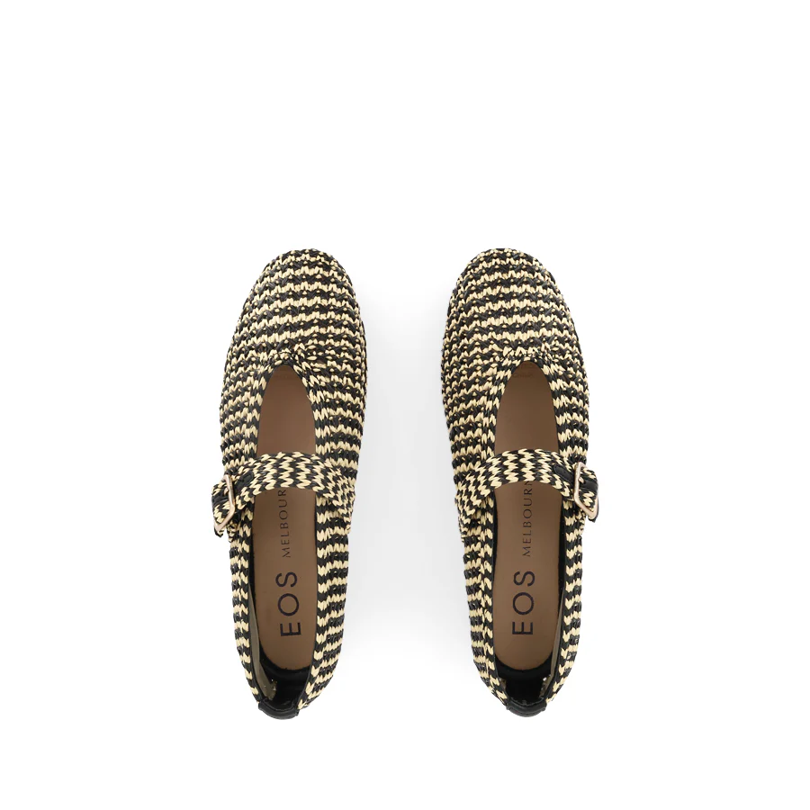SANTALUM - BLACK/NATURAL RAFFIA - Image 5