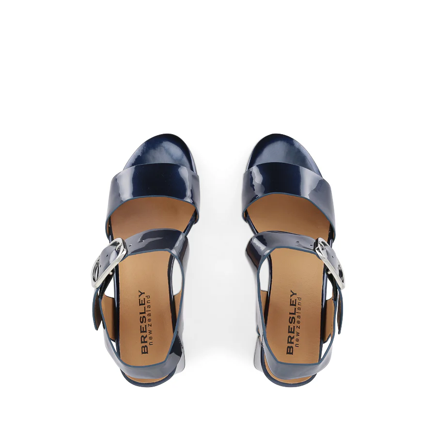 SCRIBE - NAVY CRINKLE PATENT - Image 5