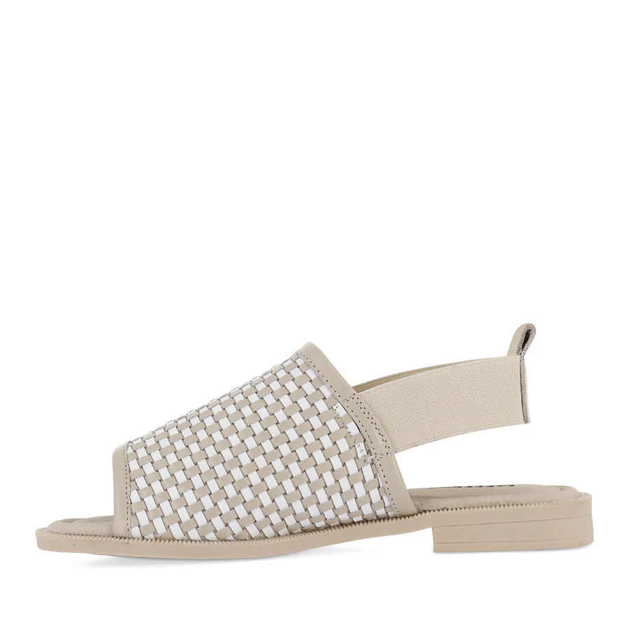 SNOB - BONE/WHITE WOVEN LEATHER - Image 2