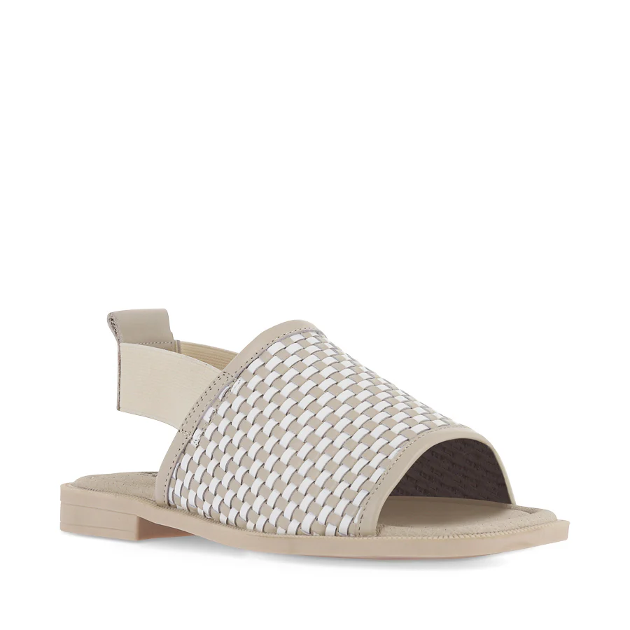 SNOB - BONE/WHITE WOVEN LEATHER - Image 3
