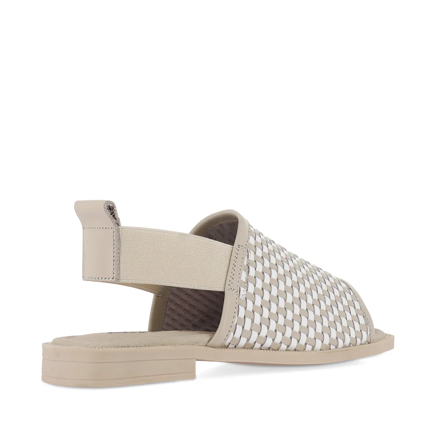 SNOB - BONE/WHITE WOVEN LEATHER - Image 4