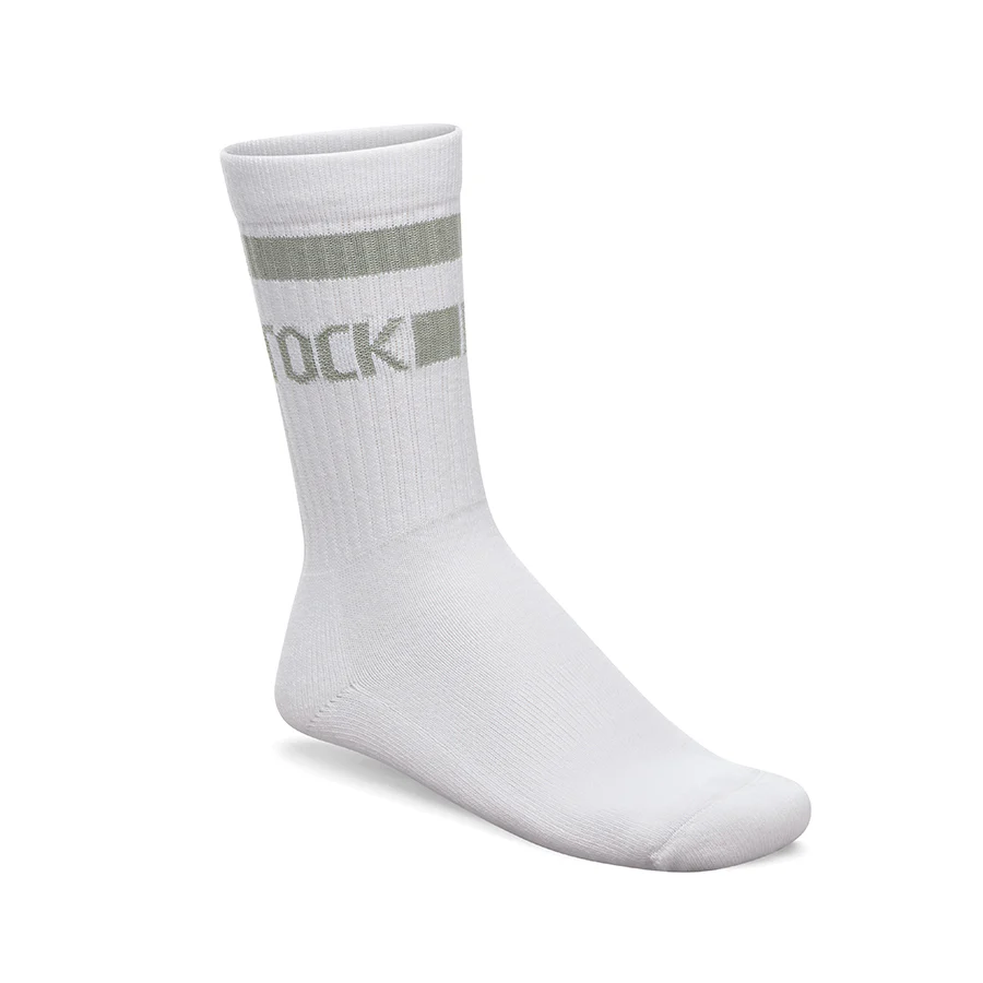 SOCK COTTON TENNIS - WHITE/PURE SAGE