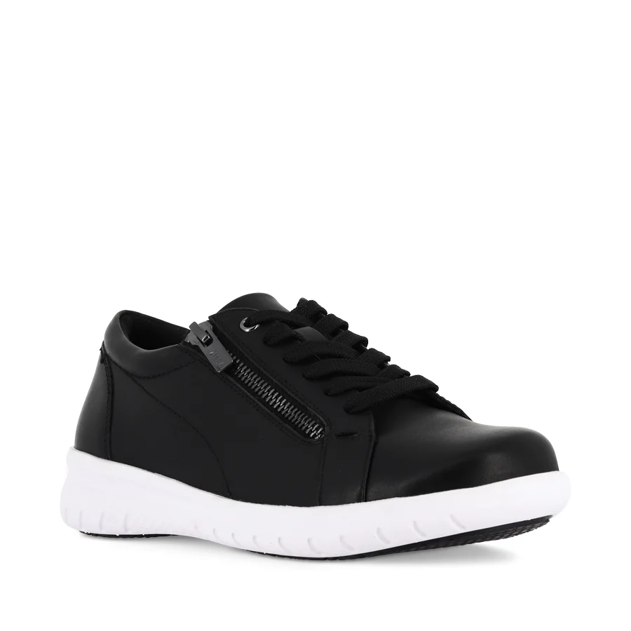 SOLAR XF - BLACK/WHITE LEATHER - Image 3