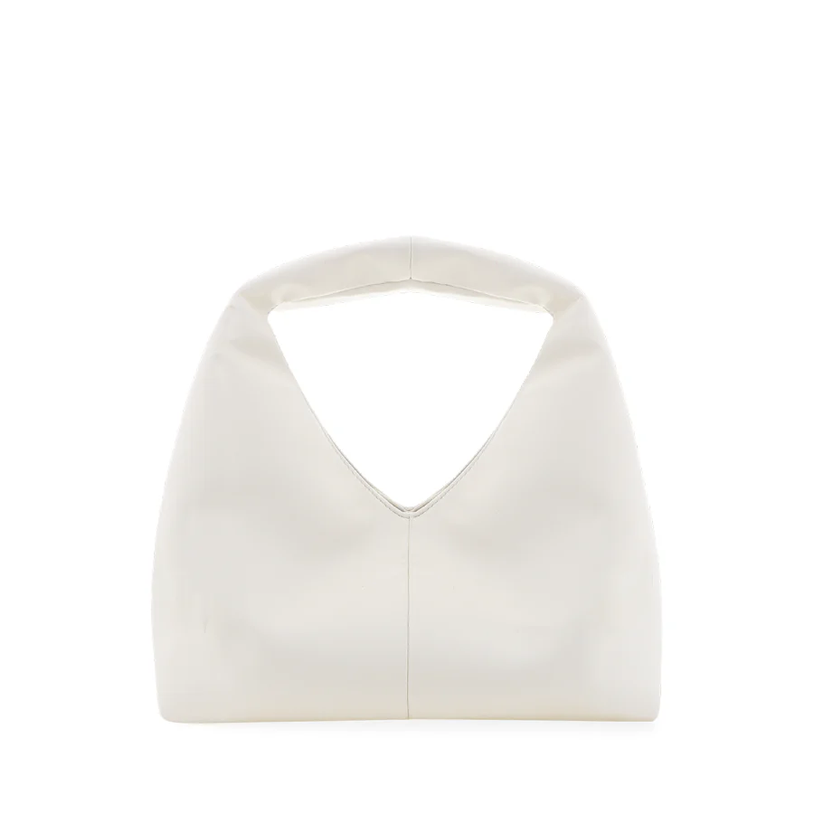SOLENE HANDLE BAG - BONE
