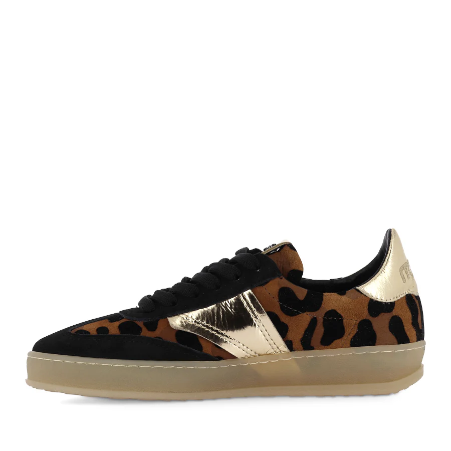 TAJ - BLACK/LEOPARD SUEDE - Image 2