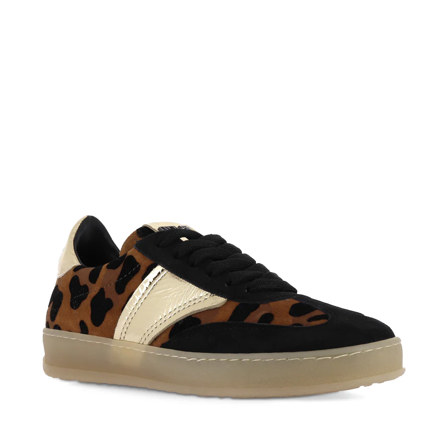 TAJ - BLACK/LEOPARD SUEDE - Image 3