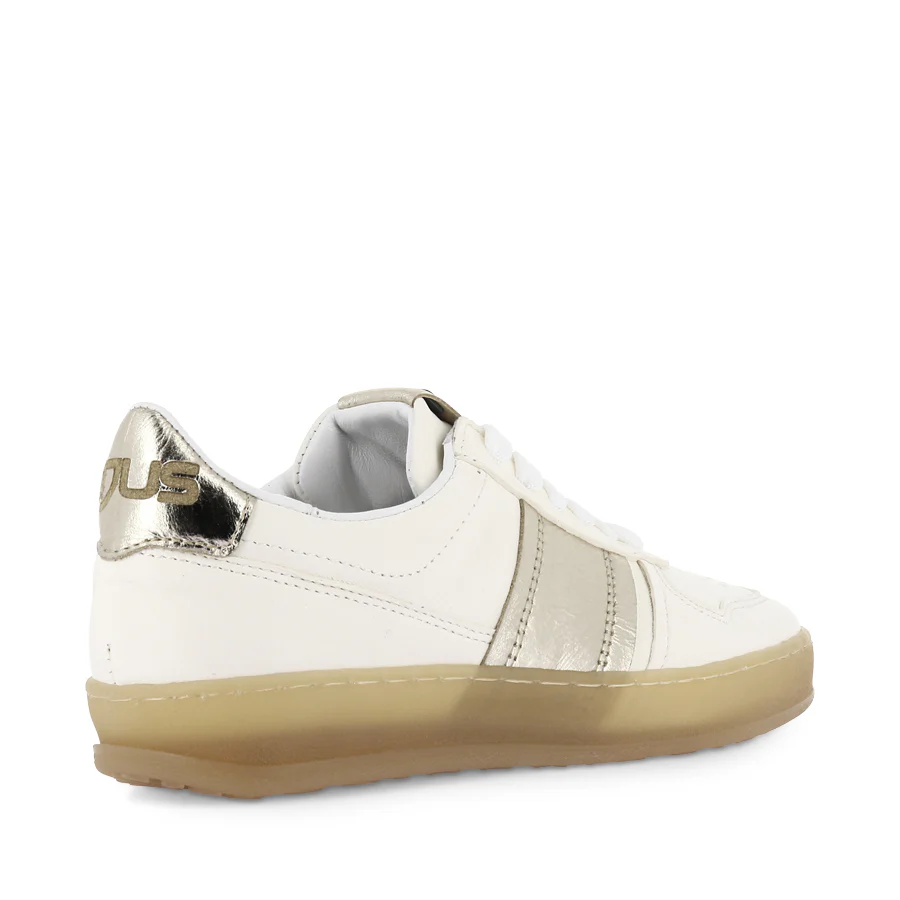 TALIA - WHITE/GOLD LEATHER - Image 4