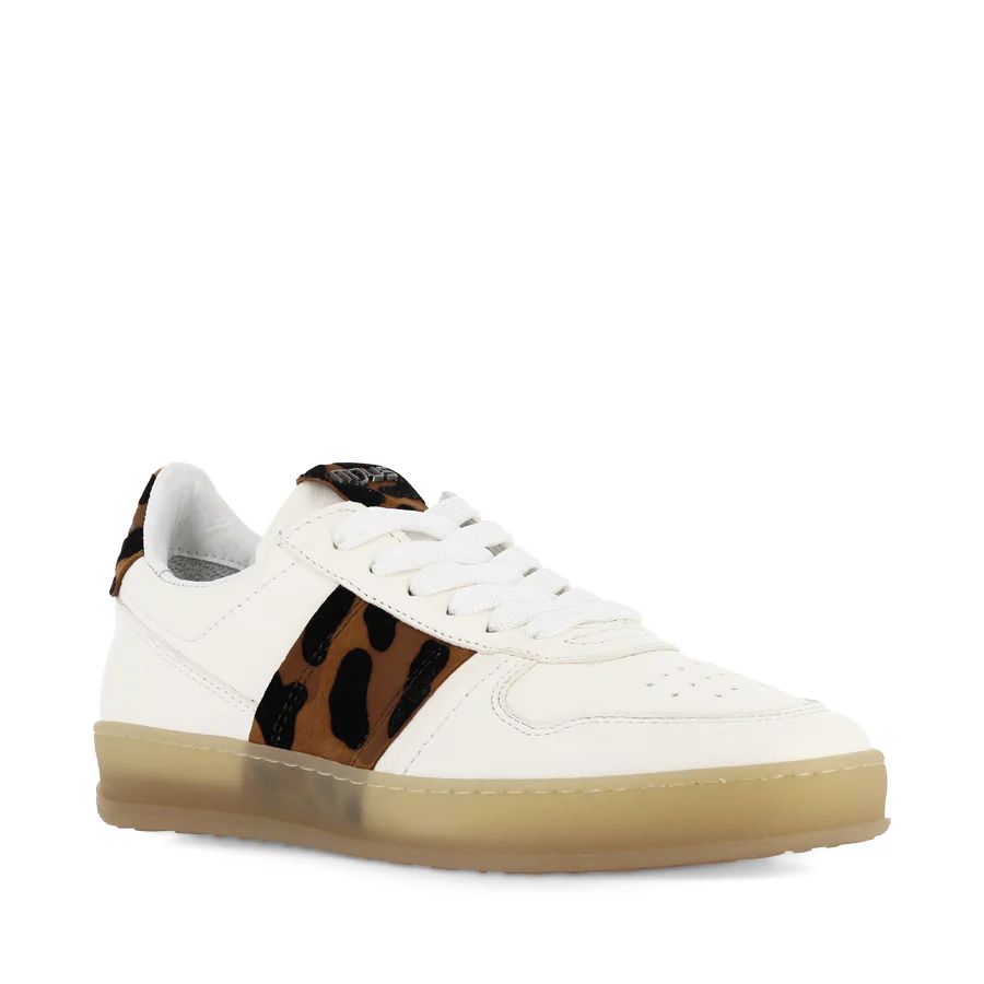 TALIA - WHITE/LEOPARD LEATHER - Image 3