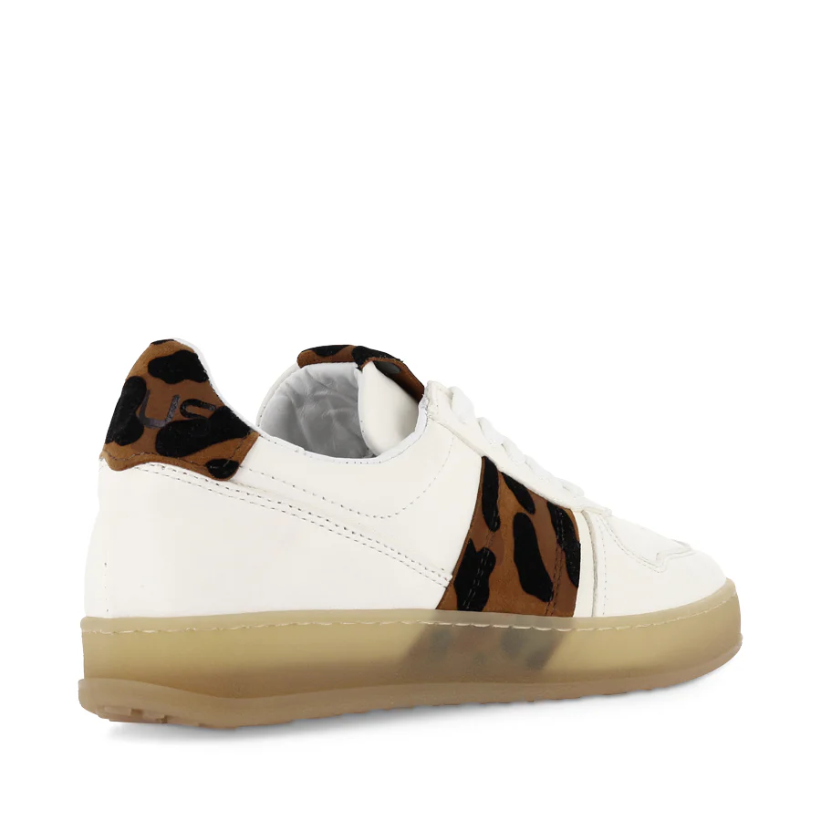 TALIA - WHITE/LEOPARD LEATHER - Image 4