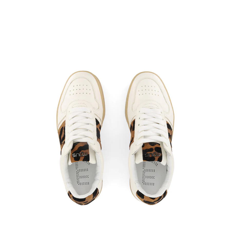 TALIA - WHITE/LEOPARD LEATHER - Image 5
