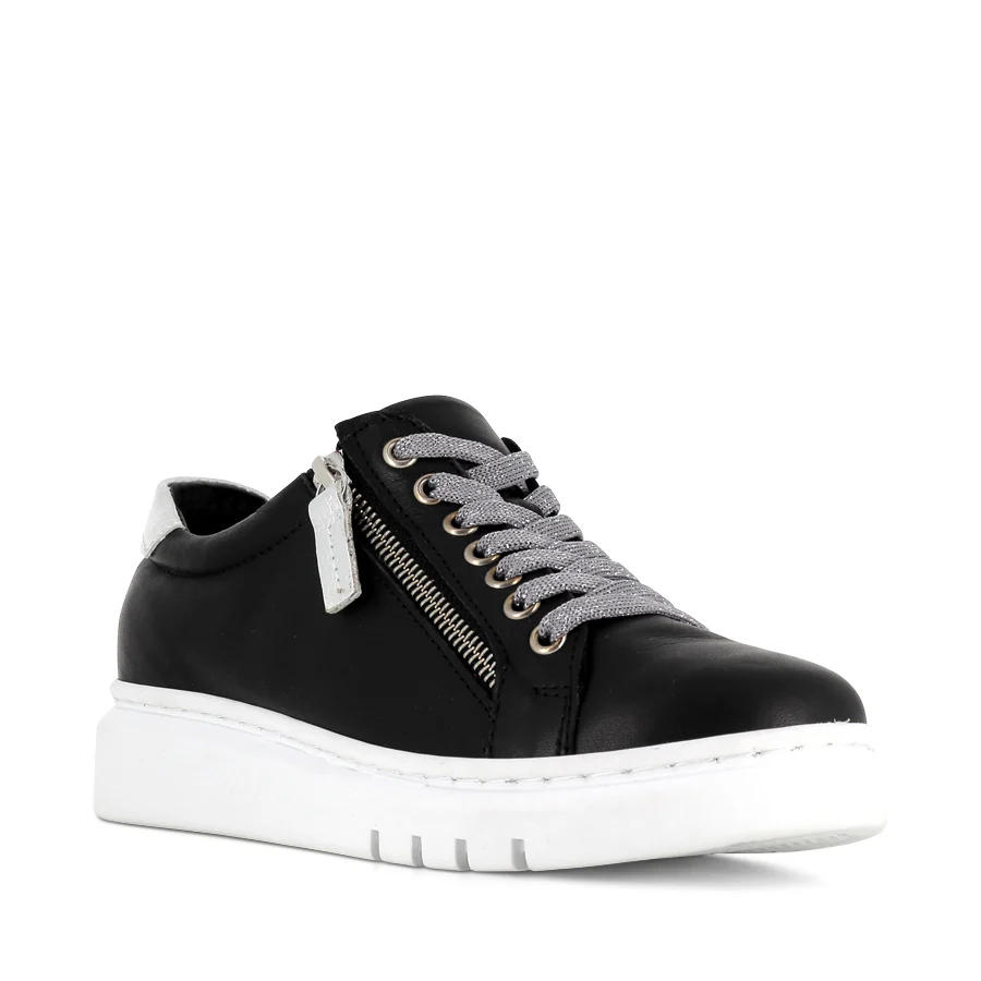TATTER FRESH - BLACK/SILVER LEATHER - Image 3