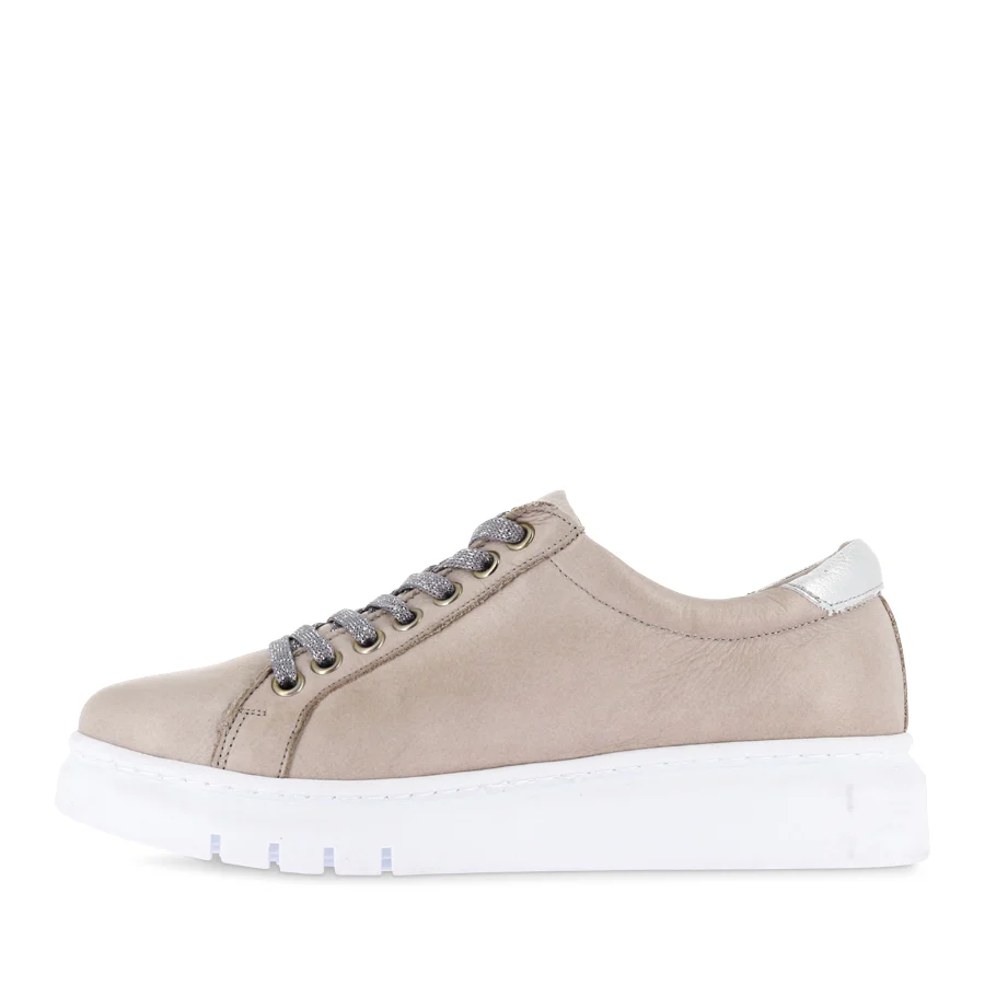 TATTER FRESH - TAUPE/SILVER LEATHER - Image 2