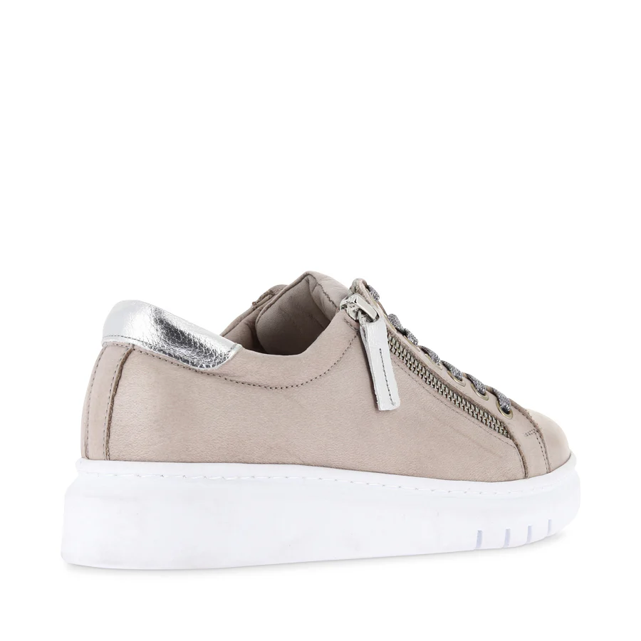 TATTER FRESH - TAUPE/SILVER LEATHER - Image 4