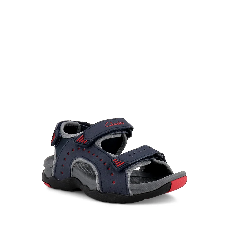 TERRY E - NAVY/GREY/RED - Image 3