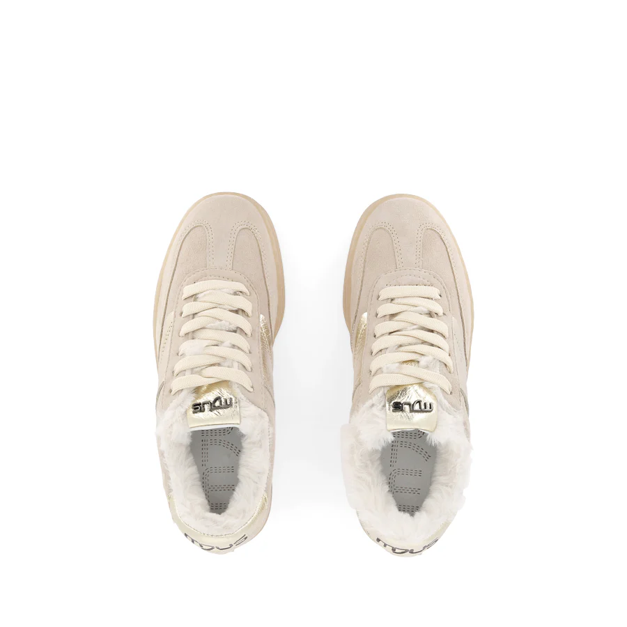 TILLY - LIGHT TAUPE SUEDE/FUR - Image 5