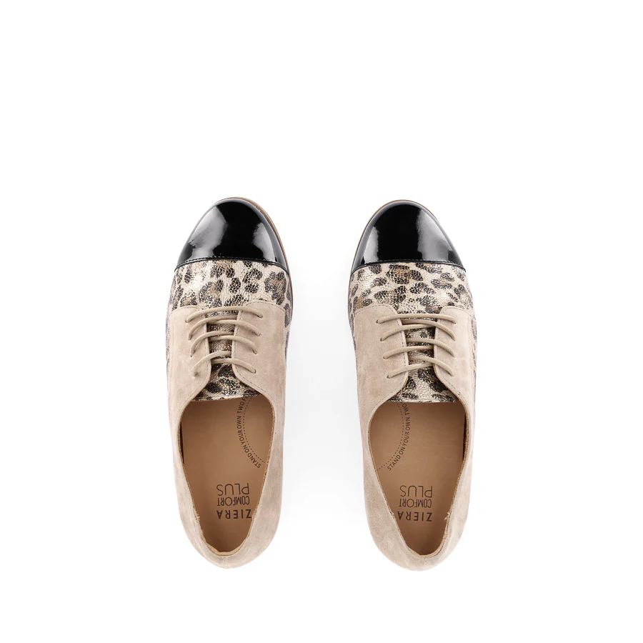 TOBIN XF - BLACK TAUPE GOLD LEOPARD MULTI - Image 5