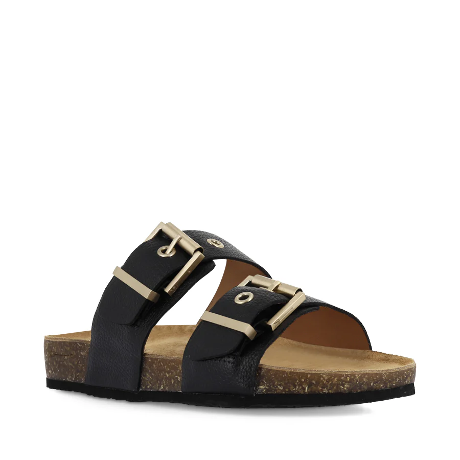 TOMMY - BLACK TUMBLED LEATHER - Image 3