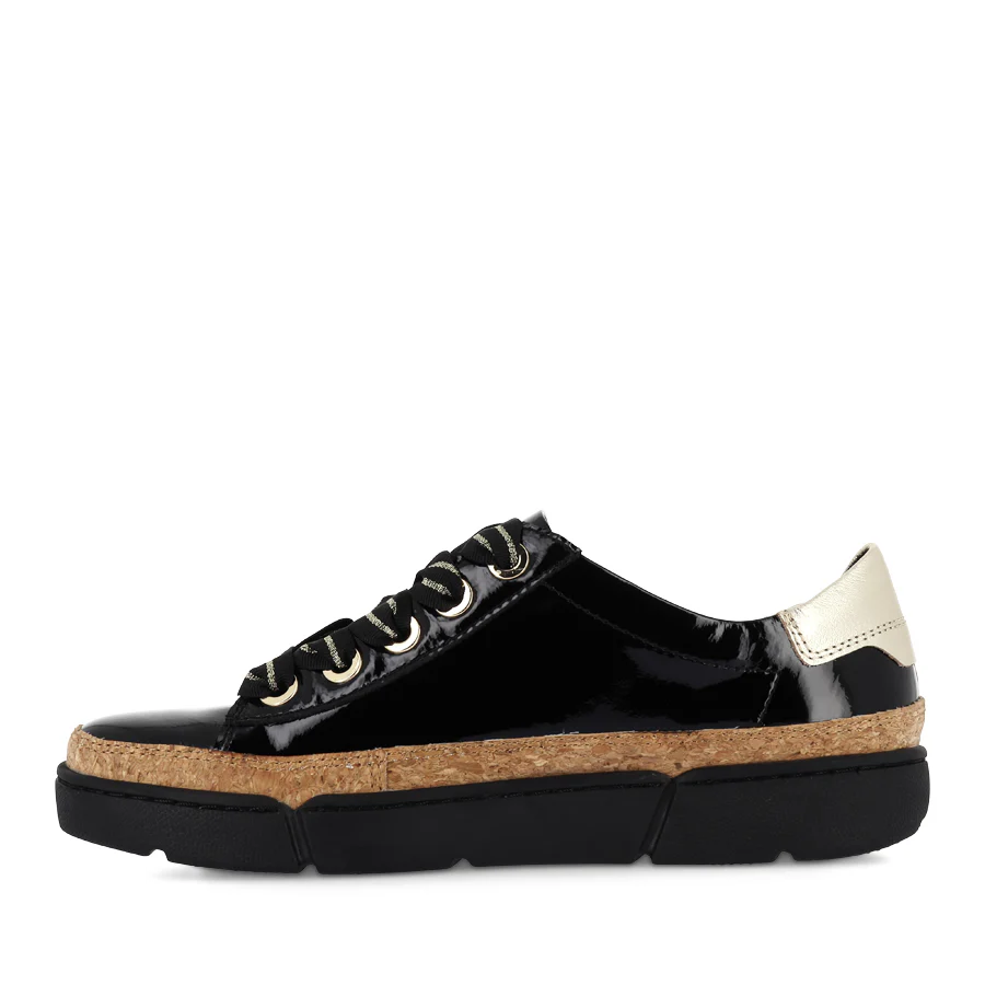TORAYNE - BLACK GOLD PATENT MULTI LEATHER - Image 2